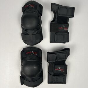 Triple Eight Elbow Pads & Wrist Guards Set Multi-Sport Black Sz Youth 8+